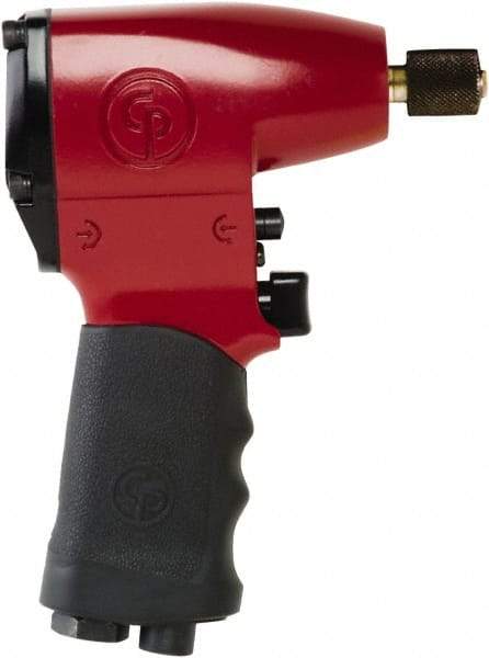 Chicago Pneumatic - 1/4" Drive, 7,000 RPM, 12 Ft/Lb Torque Impact Wrench - Pistol Grip Handle, 2,100 IPM, 8 CFM, 90 psi, 1/4" NPT Inlet - Top Tool & Supply