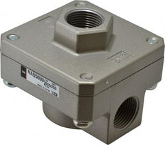 SMC PNEUMATICS - 3/4" NPTF Quick Exhaust Valve - 7 to 150 psi - Top Tool & Supply