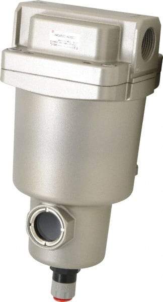 SMC PNEUMATICS - 3/4" NPT Pipe, 77 CFM Refrigerated Air Dryer - 15 kw, 8-15/16" Long, Closed Auto Drain - Top Tool & Supply