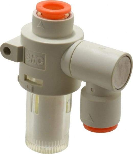 SMC PNEUMATICS - 3/8" Vacuum Suction Filter - 2.7 SCFM - Top Tool & Supply