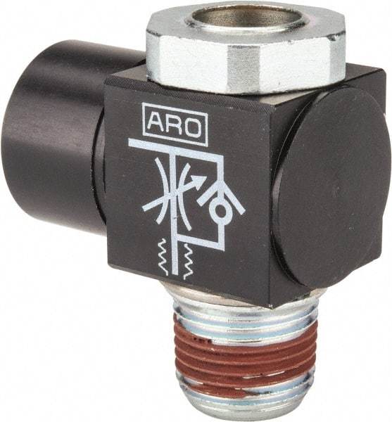 ARO/Ingersoll-Rand - 3/8" NPT Right Angle Flow Control Valve - Top Tool & Supply