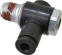 ARO/Ingersoll-Rand - 1/8" Male NPT x 5/32" Female NPT Right Angle Flow Control Valve - Top Tool & Supply