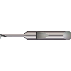 Grooving Tool: Retaining Ring Solid Carbide, 3/16″ Shank Dia, 0.025″ Groove Width