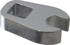 Proto - 9mm 3/8" Drive Chrome Crowfoot Wrench - 29/32" Head Diam x 1/4" Head Thickness, 1-5/16" OAL - Top Tool & Supply