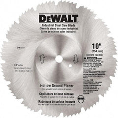 DeWALT - 10" Diam, 80 Tooth Wet & Dry Cut Saw Blade - Steel, Standard Round Arbor - Top Tool & Supply