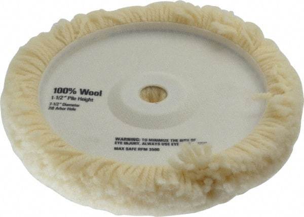 DeWALT - 7-1/2" Diam x 1-1/2" Thick Unmounted Buffing Wheel - Polishing Wheel - Top Tool & Supply