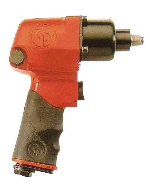 Chicago Pneumatic - 3/8" Drive, 6,800 RPM, 180 Ft/Lb Torque Impact Wrench - Pistol Grip Handle, 1,800 IPM, 14 CFM, 90 psi, 1/4" NPT Inlet - Top Tool & Supply