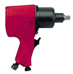 Chicago Pneumatic - 1/2" Drive, 8,900 RPM, 445 Ft/Lb Torque Impact Wrench - Pistol Grip Handle, 1,000 IPM, 14 CFM, 90 psi, 1/4" NPT Inlet - Top Tool & Supply