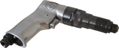 Chicago Pneumatic - 1/4" Bit Holder, 1,800 RPM, Pistol Grip Handle Air Screwdriver - 25 to 44 In/Lb Torque, 1/4 NPT Inlet, 4 CFM - Top Tool & Supply