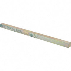 Precision Brand - 12" Long, Zinc Yellow Dichromate Key Stock - Oversized Key Stock - Top Tool & Supply