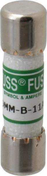 Cooper Bussmann - 1,000 VAC/VDC, 11 Amp, Fast-Acting General Purpose Fuse - 38.1mm OAL, 10mm Diam - Top Tool & Supply