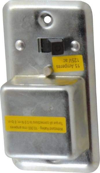 Cooper Bussmann - 125 VAC, Indicating Fuse Cover - For Use with 2-1/4 Inch Handy Boxes, FUSTAT Plug Fuses and FUSTRON Plug Fuses - Top Tool & Supply