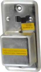 Cooper Bussmann - 125 VAC, Indicating Fuse Cover - For Use with 2-1/4 Inch Handy Boxes, FUSTAT Plug Fuses and FUSTRON Plug Fuses - Top Tool & Supply