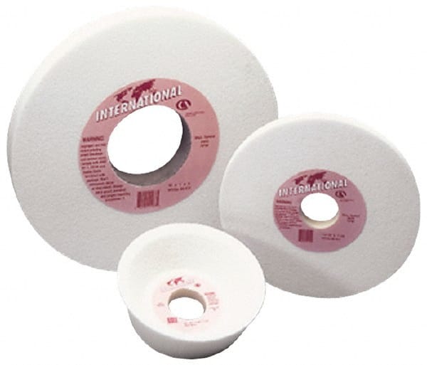 Grier Abrasives - 8" Diam x 1-1/4" Hole x 1/4" Thick, K Hardness, 120 Grit Surface Grinding Wheel - Top Tool & Supply