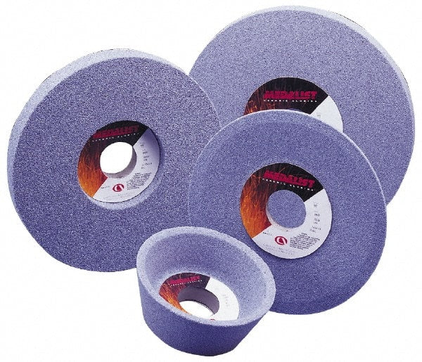 Grier Abrasives - 7" Diam x 1-1/4" Hole x 1/2" Thick, J Hardness, 100 Grit Surface Grinding Wheel - Top Tool & Supply