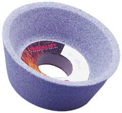 Grier Abrasives - 4 Inch Diameter x 1-1/4 Inch Hole x 1-1/2 Inch Thick, 60 Grit Tool and Cutter Grinding Wheel - Top Tool & Supply