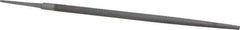 Nicholson - 12" Long, Smooth Cut, Round American-Pattern File - Single Cut, Tang - Top Tool & Supply