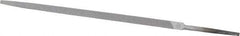 Nicholson - 5" Long, Taper American-Pattern File - Single Cut, Tang - Top Tool & Supply