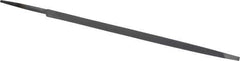 Nicholson - 6" Long, Taper American-Pattern File - Single Cut, Tang - Top Tool & Supply