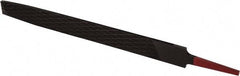 Simonds File - 10" Long, Flat American-Pattern File - Single Cut, 1/4" Overall Thickness, Tang - Top Tool & Supply