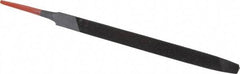 Simonds File - 6" Long, Bastard Cut, Taper American-Pattern File - Single Cut, 15/32" Overall Thickness, Tang - Top Tool & Supply