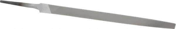 Nicholson - 8" Long, Smooth Cut, Triangle American-Pattern File - Double Cut, Tang - Top Tool & Supply