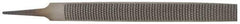 Nicholson - 8" Long x 29/32" Wide x 1/4" Thick Cabinet Half Round Rasp - Second Cut - Top Tool & Supply