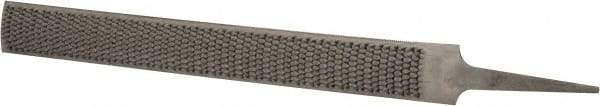 Nicholson - 10" Long x 1-1/8" Wide x 9/32" Thick Cabinet Half Round Rasp - Second Cut - Top Tool & Supply