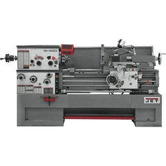 Jet - 16" Swing, 60" Between Centers, 230 Volt, Triple Phase Engine Lathe - 7MT Taper, 7-1/2 hp, 25 to 1,800 RPM, 3-1/8" Bore Diam, 44" Deep x 66" High x 96" Long - Top Tool & Supply