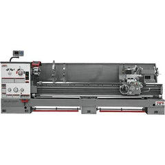 Jet - 26" Swing, 120" Between Centers, 230 Volt, Triple Phase Engine Lathe - 6MT Taper, 10 hp, 40 to 1,800 RPM, 4-1/8" Bore Diam, 43" Deep x 57" High x 178" Long - Top Tool & Supply