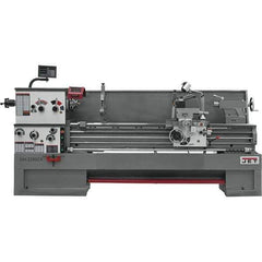 Jet - 22" Swing, 80" Between Centers, 230 Volt, Triple Phase Engine Lathe - 10 hp, 3-1/8" Bore Diam, 40" Deep x 48-7/8" High x 136-1/8" Long - Top Tool & Supply