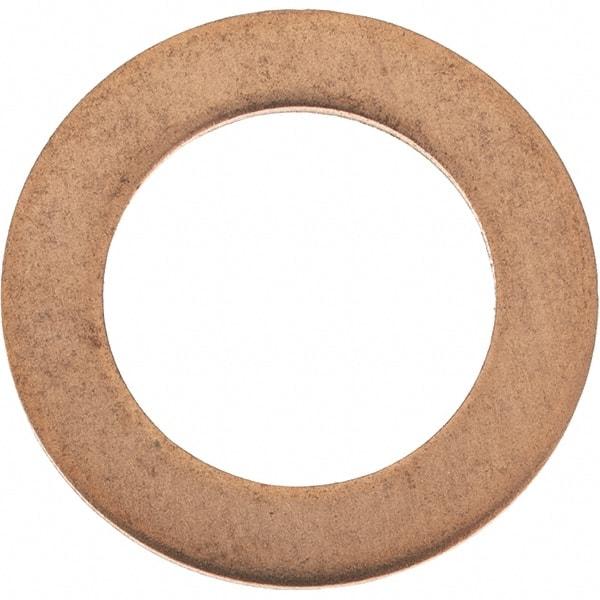 Value Collection - 7/16 SAE, 29/64" ID x 11/16" OD Oil Drain Plug Gasket - 1/32" Thick, Copper - Top Tool & Supply