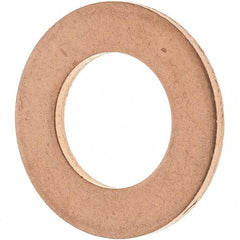 Value Collection - 7/16 SAE, 15/32" ID x 13/16" OD Oil Drain Plug Gasket - 1/16" Thick, Copper - Top Tool & Supply