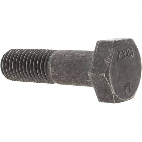 Value Collection - 3/4-10 Thread, 2-3/4" Length Under Head, Hex Head Bolt - A325 Steel, Uncoated - Top Tool & Supply