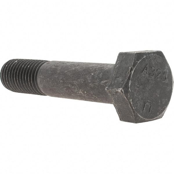 Value Collection - 7/8-9 Thread, 4-1/4" Length Under Head, Hex Head Bolt - A325 Steel, Uncoated - Top Tool & Supply