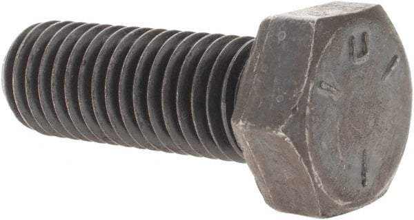 Value Collection - 5/8-11 UNC, 1-3/4" Length Under Head Hex Head Cap Screw - Fully Threaded, Grade 5 Steel, Uncoated, 15/16" Hex - Top Tool & Supply