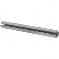 Value Collection - 7/32" Diam x 2" Long Slotted Spring Pin - Grade 1070-1090 Alloy Steel, Uncoated - Top Tool & Supply