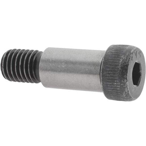 Value Collection - 3/4" Shoulder Diam x 1-1/4" Shoulder Length, 5/8-11 UNC, Hex Socket Shoulder Screw - 4140 Alloy Steel, Uncoated, 1/2" Head Height x 1" Head Diam - Top Tool & Supply