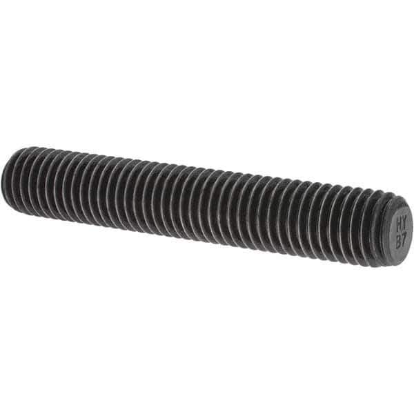 Value Collection - 5/8-11 3-3/4" OAL Fully Threaded Stud - Steel, Uncoated - Top Tool & Supply