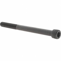 Value Collection - 5/16-18 UNC Hex Socket Drive, Socket Cap Screw - Alloy Steel, Black Oxide Finish, Partially Threaded, 4" Length Under Head - Top Tool & Supply