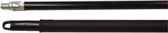 Weiler - 60 x 15/16" Metal Squeegee Handle - Threaded Connection, Black - Top Tool & Supply