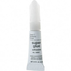 Value Collection - 0.10 oz Tube Clear Instant Adhesive - 30 sec Working Time - Top Tool & Supply