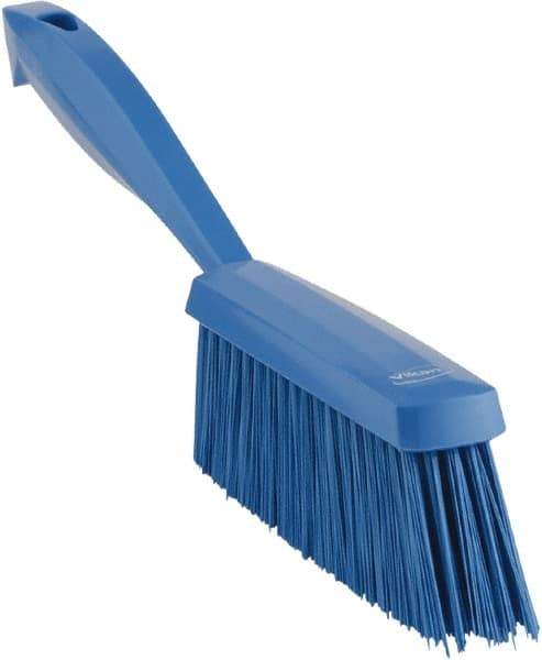 Vikan - Polyester Resin Set Bench Brush - 2" Bristle Length, 6-5/16" Long Head, Blue - Top Tool & Supply