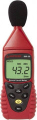 Amprobe - A and C Frequency Weight, LCD Display Sound Meter - 30 to 130 Decibels - Top Tool & Supply