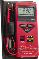 Amprobe - 3156830, CAT II, CAT 0, 600 VAC/VDC, Digital Average Responding Multimeter - 32 mOhm, Measures Voltage, Resistance - Top Tool & Supply