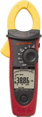 Amprobe - 3729950, CAT IV, CAT III, Digital True RMS Clamp Meter with 1.4567" Clamp On Jaws - 999.9 VAC/VDC, 599.9 AC Amps, Measures Voltage, Capacitance, Current, microAmps, Temperature - Top Tool & Supply