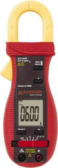 Amprobe - 3037808, CAT III, Digital Average Responding Clamp Meter with 1.0236" Clamp On Jaws - 400 VAC/VDC, 600 AC Amps, Measures Voltage, Continuity, Current, Frequency, Resistance - Top Tool & Supply