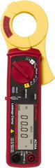 Amprobe - 3033017, CAT II, Digital Average Responding Leakage Clamp Meter with 1.1811" Clamp On Jaws - 400 VAC, 60 AC Amps, Measures Voltage, Current, Leakage Current, Resistance - Top Tool & Supply