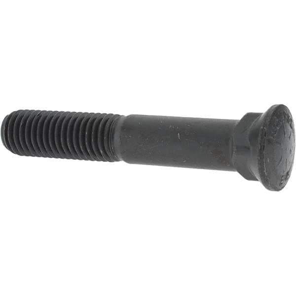 Value Collection - 5/8-11 UNC, 3-3/4" OAL, Alloy Steel Plow Bolt - Uncoated, Grade 8 - Top Tool & Supply