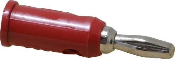 Pomona - Red Electrical Test Equipment Banana Plug - Top Tool & Supply